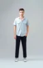 SMART FIT KNIT CASUAL SHIRT LIGHT GREY