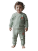 👶 Baby Boy Grey Wool Winter Suit | Warm Tracksuit for Kids